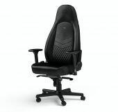 Noblechairs ICON Real Leather Black Gamer Szék - 2 év garancia NBL-ICN-RL-BLA