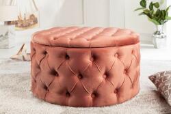 LuxD Design puff Rococo 75 cm rózsaszín