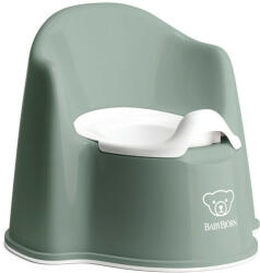 BabyBjörn - Olita cu protectie spate Potty Chair Deep Green (055268A) - drool Olita