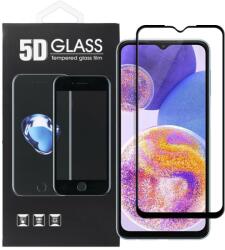Samsung Galaxy A23 5G üvegfólia, tempered glass, előlapi, 5D, edzett, hajlított, fekete kerettel