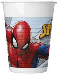 Marvel party pohár Pókember műanyag 8 db-os 200 ml - prettykids - 890 Ft