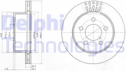 DELPHI Disc frana DELPHI BG4103 (BG4103) - automobilus