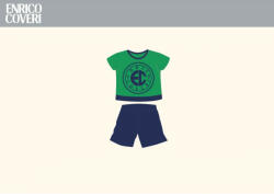 Exity Nyári baba pizsama - rövid - Enrico Coveri (EC-BSHPYJ-0433-GLO_zol_80)