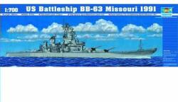 Trumpeter Schlachtschiff USS Missouri BB-63 1991 1: 700 (05705)