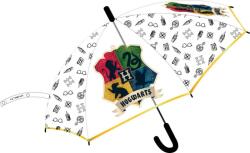 E plus M Harry Potter gyerek félautomata átlátszó esernyő fehér Ø80cm (EMM5250422)