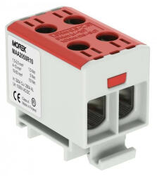 Morek MAA2050R10 OTL 50-2 Fővezetéki sorkapocs, 2xAl/Cu 1, 5-50mm2, 1000V, piros (Morek_MAA2050R10)