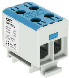 Morek MAA2050B10 OTL 50-2 Fővezetéki sorkapocs, 2xAl/Cu 1, 5-50mm2, 1000V, kék (MAA2050B10)