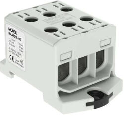 Morek MAA3050A10 OTL 50-3 Fővezetéki sorkapocs, 3xAl/Cu 1, 5-50mm2, 1000V, szürke (Morek_MAA3050A10)