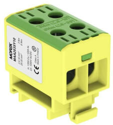 Morek MAA2035Y10 OTL 35-2 Fővezetéki sorkapocs, 2xAl/Cu, 2, 5-35mm2, 1000V, zöld/sárga (MAA2035Y10)