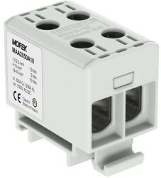 Morek MAA2050A10 OTL 50-2 Fővezetéki sorkapocs, 2xAl/Cu 1, 5-50mm2, 1000V, szürke (MAA2050A10)