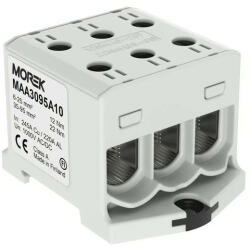 Morek MAA3095A10 OTL 95-3 Fővezetéki sorkapocs, 3xAl/Cu 6-95 mm2, 1000V, szürke (MAA3095A10)