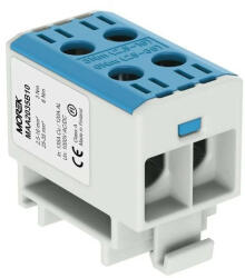Morek MAA2035B10 OTL 35-2 Fővezetéki sorkapocs, 2xAl/Cu, 2, 5-35mm2, 1000V, kék (MAA2035B10)