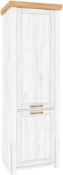 Mobikon Dulap 2 usi stejar craft auriu stejar alb Sudbury 68x42x200 cm (0000264018)