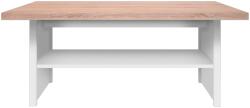 Mobikon Masuta de cafea din pal melaminat alb si maro stejar sonoma TOPTY 115x55x48 cm (0000147872) Masa de cafea