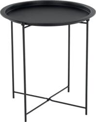 Mobikon Masuta cafea cu tava detasabila metal negru Render 47x47x50 cm (0000273682)