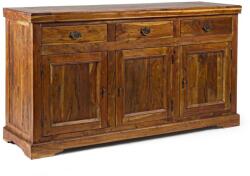 Bizzotto Comoda 3 sertare si 3 usi din lemn natur Chateaux 160 cm x 50 cm x 90 h (0742745) Comoda