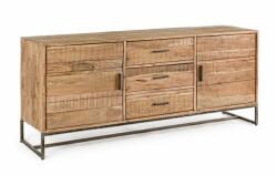 Bizzotto Comoda 2 usi 3 sertare lemn maro Elmer 175x45x77 cm (0746305) Comoda
