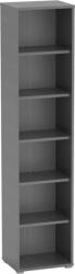 Mobikon Biblioteca mdf grafit Rioma 50x38x217.8 cm (0000281213) Vitrina