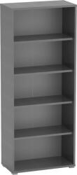 Mobikon Biblioteca pal grafit Rioma 182.6x38x75 cm (0000281216) Vitrina