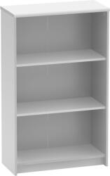 Mobikon Biblioteca din mdf alb stejar sonoma Johan 73x34x115 cm (0000278009) Vitrina