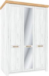Mobikon Dulap mdf stejar craft auriu alb Sudbury 137, 9x59x199, 7 cm (0000264012) - decorer Garderoba