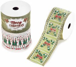 Decorer Set 3 role panglica Xmas 10 m x 6 cm (A16.07.54)