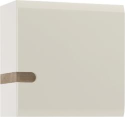 Mobikon Dulap suspendabil pal alb lucios stejar sonoma Lynatet 54, 5x28x54, 5 cm (0000022479) Garderoba