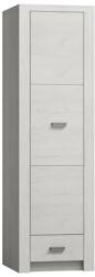 Mobikon Dulap 1 usa 1 sertar frasin alb Infinity 56x192x58 cm (0000108482) Garderoba