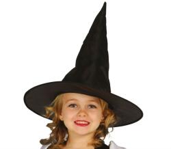 Fiestas Guirca Pălărie de vrăjitoare pentru copii - neagră