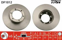 TRW Disc frana TRW DF1012 (DF1012) - automobilus
