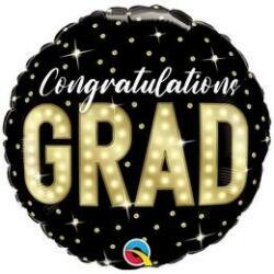 Qualatex Ballagási lufi 18" 46cm Congratulations grad (LUFI398191)