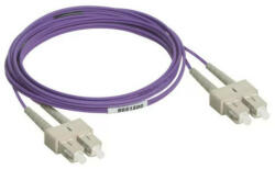 Legrand 032612 patch kábel optika OM3 (PC) multimódusú SC/LC duplex 50/125 um LSZH (LSOH) lila 1 méter LCS3 (032612)