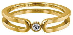 Tommy Hilfiger Gyengéd aranyozott gyűrű kristállyal TH2780101 (Kerület 54 mm)