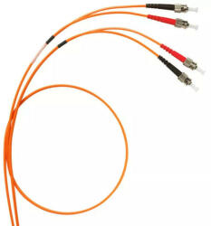 Legrand 033081 patch kábel optika OM2 (UPS) multimódusú ST/ST duplex 50/125um LSZH (LSOH) narancs 2 méter LCS3 (033081)