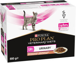 PRO PLAN Veterinary Diets 10x85g PURINA PRO PLAN Veterinary Diets Feline UR ST/OX - Urinary lazac nedves macskatáp