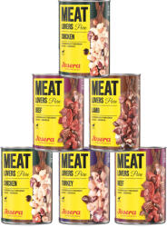 Josera 12x400g Josera Meatlovers Pure nedves kutyaeledel vegyes csomagban