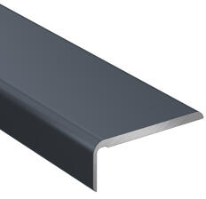 Arbiton CS25-CS52 Alumínium záró padlóprofil és élvédő, öntapadós (200 cm/2.5 cm) - Antracit (154231201505000612 - CS25-CS52-ANTHRACITE)