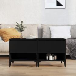 vidaXL Mese laterale, 2 buc. , negru, 50x46x50 cm, lemn compozit (819551)