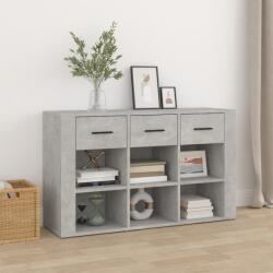 vidaXL Servantă, gri beton, 100x30x59, 5 cm, lemn compozit (821008) Comoda