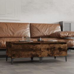 vidaXL Mese laterale 2 buc. stejar fumuriu 50x46x35 cm lemn prelucrat (819527)