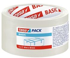 tesa Basic 58572 48mmx50 m átlátszó csomagzáró szalag (58572-00000-01) - bestbyte