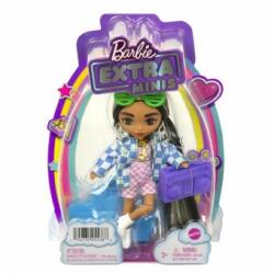 Mattel Barbie Extra Minis cu par lung si haine in carouri HGP64