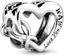 Pandora Moments „Szeretlek, anya végtelen szív ezüst charm - 798825C00 (798825C00)