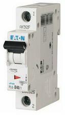 Eaton Kismegszakító 1P 40A C-jelleg 230V AC 6kA/60898 1M PL6-C40/1 EATON - 286537 (286537)
