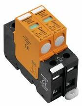 Weidmüller Túlfeszültség-levezető szolár dugaszolható 2P 2P T2 600V/DC 40kA VPU II 2 PV 600V DC Weidmüller - 1351340000 (1351340000)