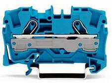 WAGO Átmenő sorkapocs TS35 1-szintes 41A 1.5-6mm2 kék rugószorításos rugószorításos WAGO - 2006-1204 (2006-1204)