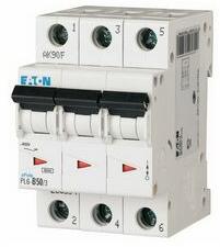 Eaton Kismegszakító 3P 50A C-jelleg 400V AC 6kA/60898 3M PL6-C50/3 EATON - 286606 (286606)