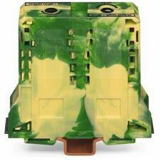 WAGO Földelő sorkapocs TS35 1-szintes 25-95mm2 zöld-sárga rugószorításos rugószorításos WAGO - 285-197 (285-197)