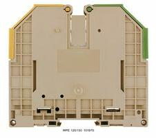Weidmüller Földelő sorkapocs TS35 1-szintes 35-95mm2 zöld-sárga csavaros WPE 120/150 Weidmüller - 1019700000 (1019700000)