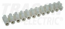 TRACON Sorkapocssáv nyomólemezes darabolható flexi 12P 16A 450V termoplaszt 2, 5mm2/sokerű fehér TRACON - S3A-H-L (S3A-H-L)